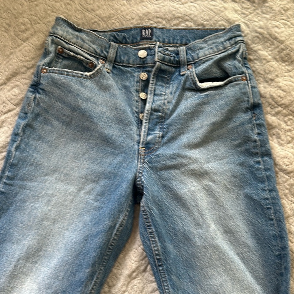 GAP straight leg ankle jeans